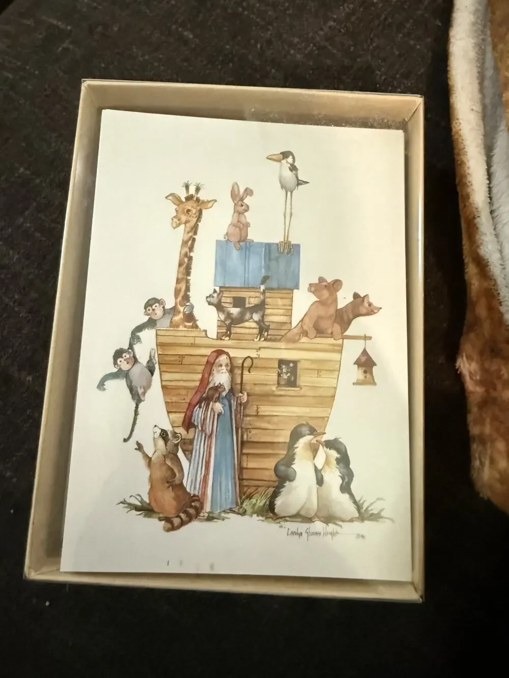 Box of 19 Greeting Cards & Envelopes Carolyn Shores Wright 